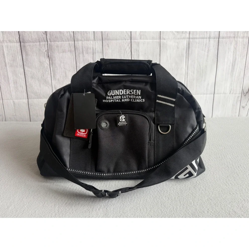 OGIO Half Dome Duffel Bag Black Gym Travel Bag NEW